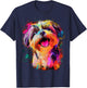 Shih Tzu Dog Motif Pet Art Shih Tzu T-Shirt - T-Shirt | Navy