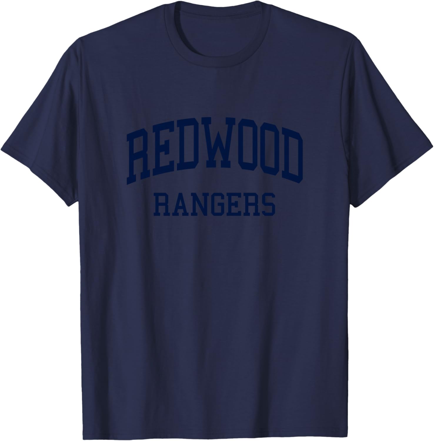 Redwood High School HS Visalia CA Retro T-Shirt - T-Shirt | Navy