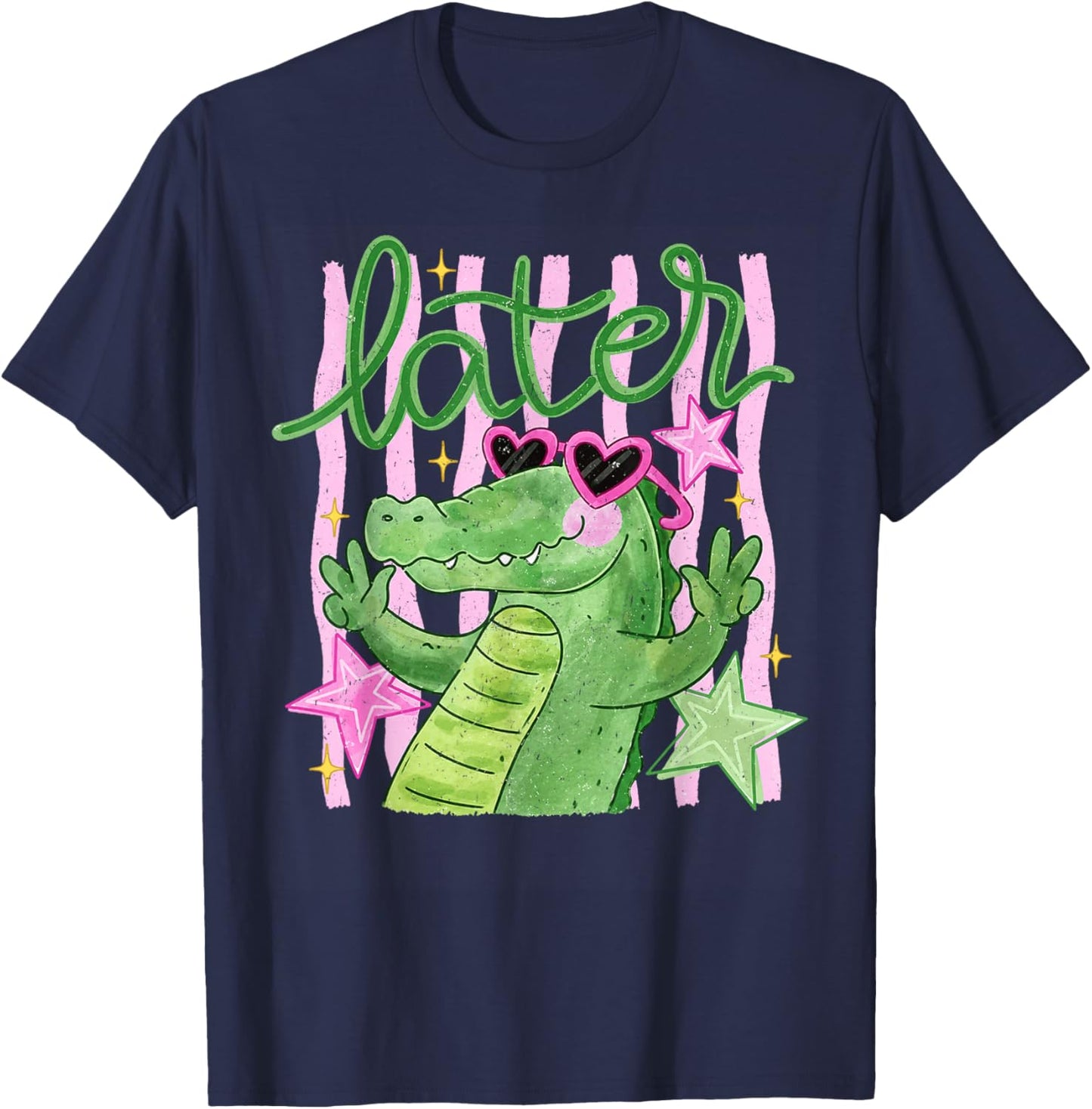 Later Gater Funny See You Later Summer Vibe T-Shirt - T-Shirt | Navy