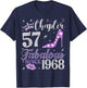 Chapter 57 Fabulous Since 1968 57Th Birthday Ladies T-Shirt - T-Shirt | Navy