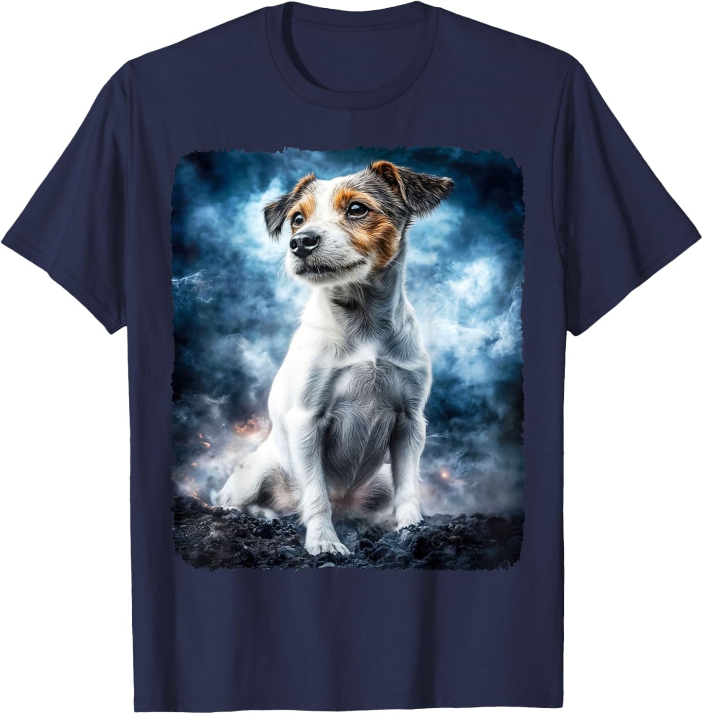 Jack Russell Terrier Dog Design for Dog Lover T-Shirt - T-Shirt | Navy