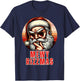 Mewy Rizzmas Funny Santa Mewing Joke Rizz Christmas T-Shirt - T-Shirt | Navy