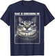 Rage Is Consuming Me Meme Silly Cat Women Girls Kids T-Shirt - T-Shirt | Navy