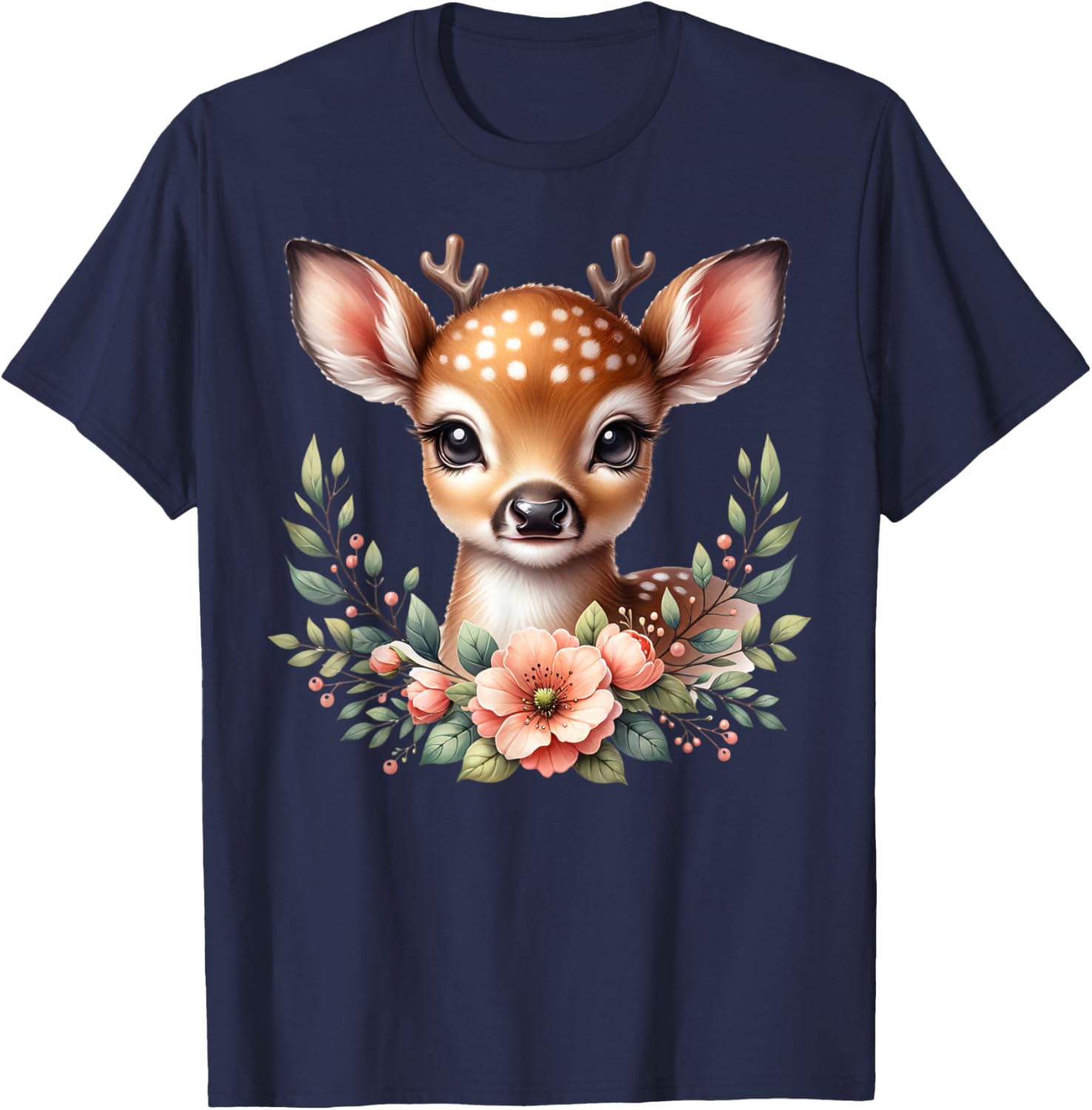 Reindeer Deer Costume Shirt Dirndl Deer Women's Costume , black, S T-Shirt - T-Shirt | Navy