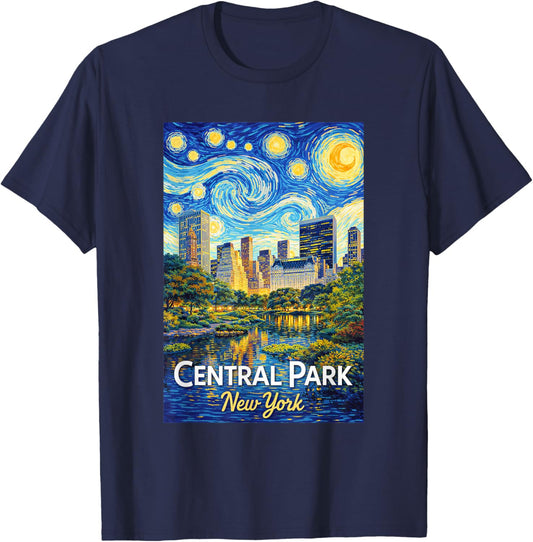 Central Park New York T-Shirt - T-Shirt | Navy