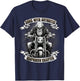 Funny Apparel for older Bikers Sons with Arthritis Ibuprofen Chapter Men's Black Motorcycle T-Shirt - T-Shirt | Navy