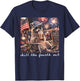 Chill the Fourth Out Raccoon Funny 4th of July Patriotic T-Shirt - T-Shirt | Navy
