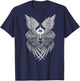 Biblical Angel Seraphim All-Seeing Eye Dark Aesthetic (Back) T-Shirt - T-Shirt | Navy