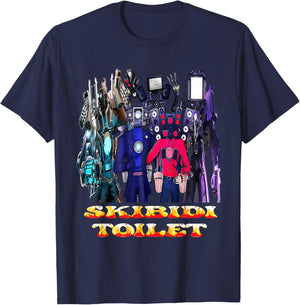 SkiBiD i Toilet ss T-Shirt - T-Shirt | Navy