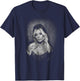 Megan Moroney Am I Okay B&W Portrait T-Shirt - T-Shirt | Navy