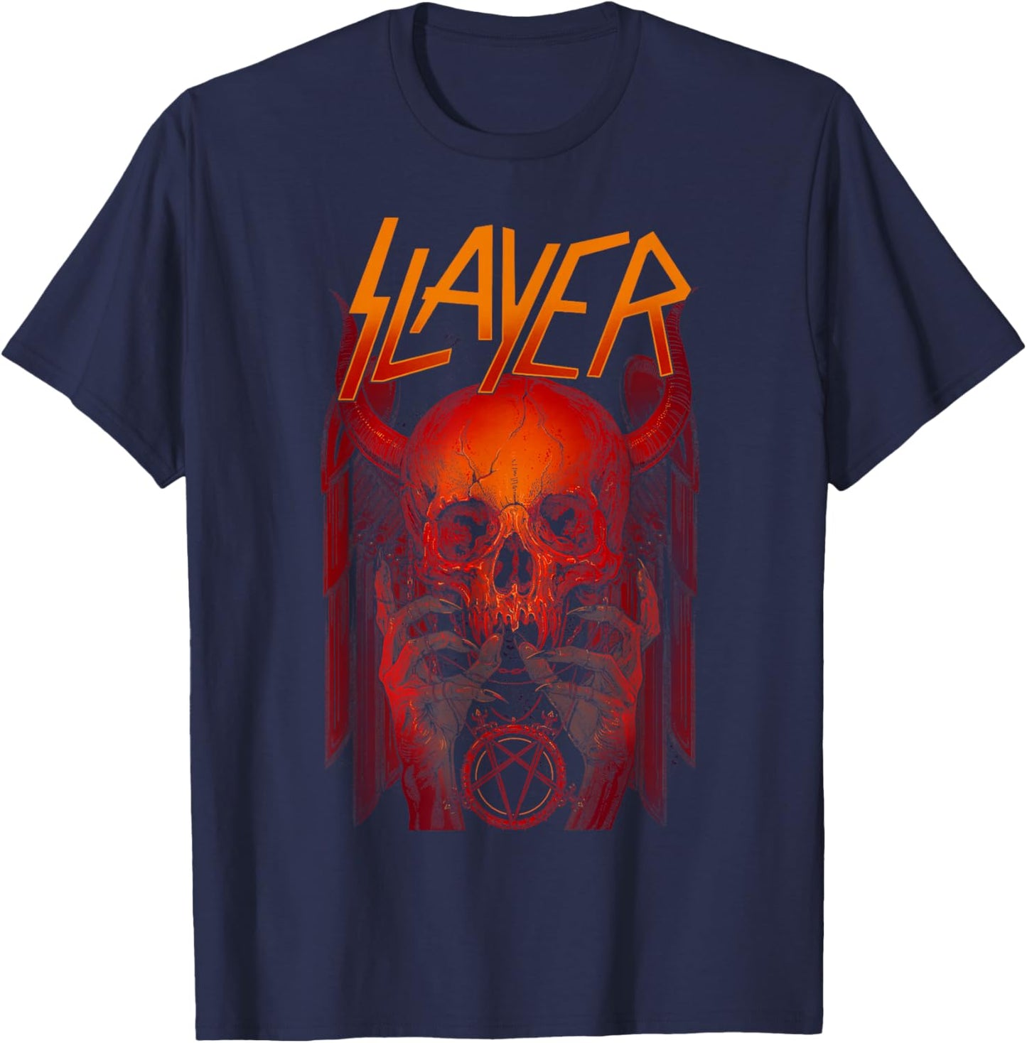 Slayer Hands T-Shirt - T-Shirt | Navy