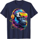 Bruh Gorilla Birthday Boys Men Women Funny Birthday Gorilla T-Shirt - T-Shirt | Navy