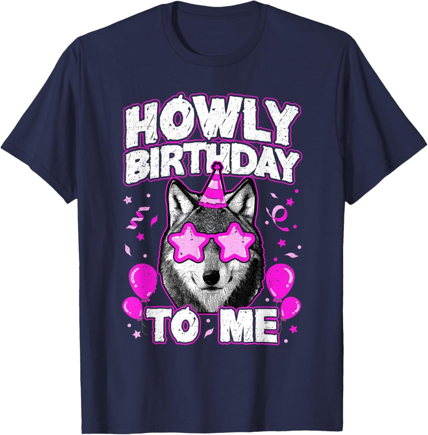 Howly Birthday to me for Wolves Themed Birthday Wolf Women T-Shirt - T-Shirt | Navy