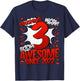 Comics Style 2025 Birthday Gifts HH 3 Year Old Boy Black Cartoon T-Shirt - T-Shirt | Navy