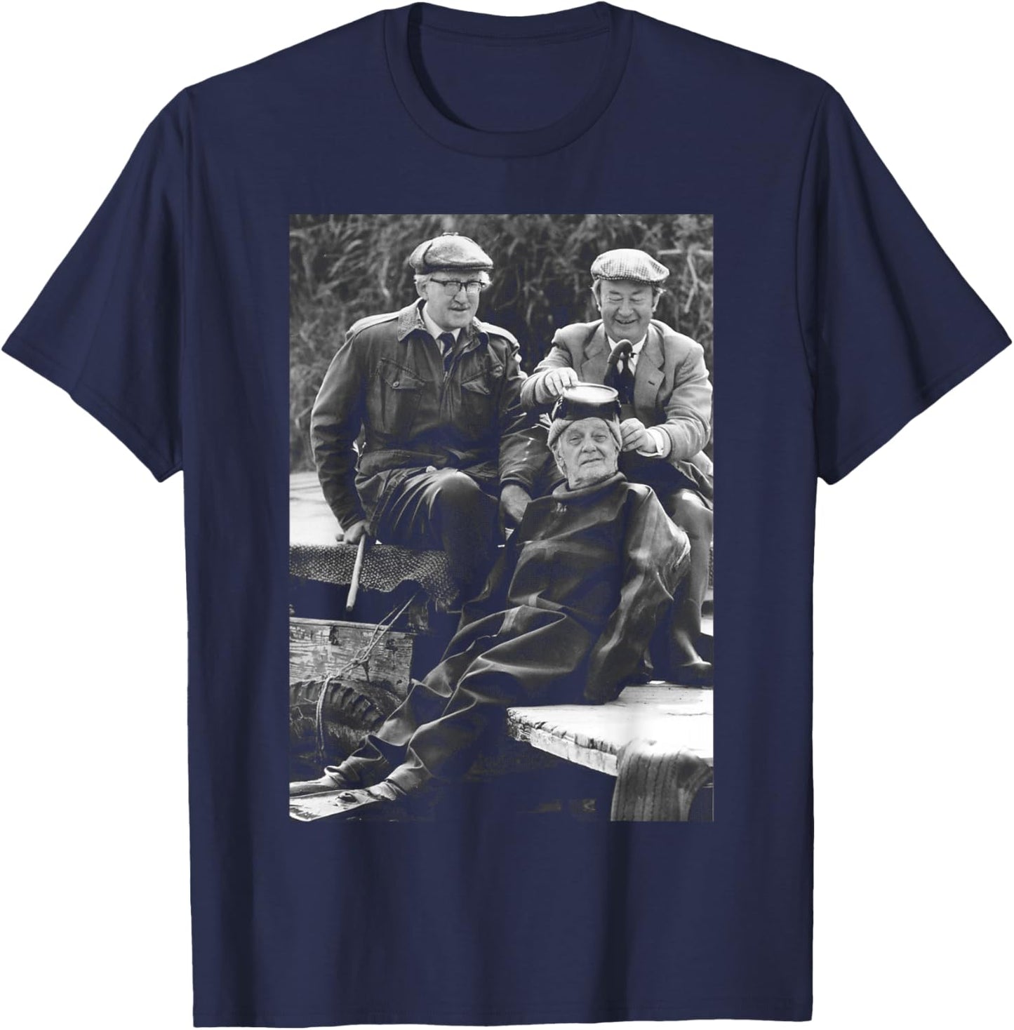Last of The Summer Wine 1981 Compo Simmonite & Co T-Shirt - T-Shirt | Navy
