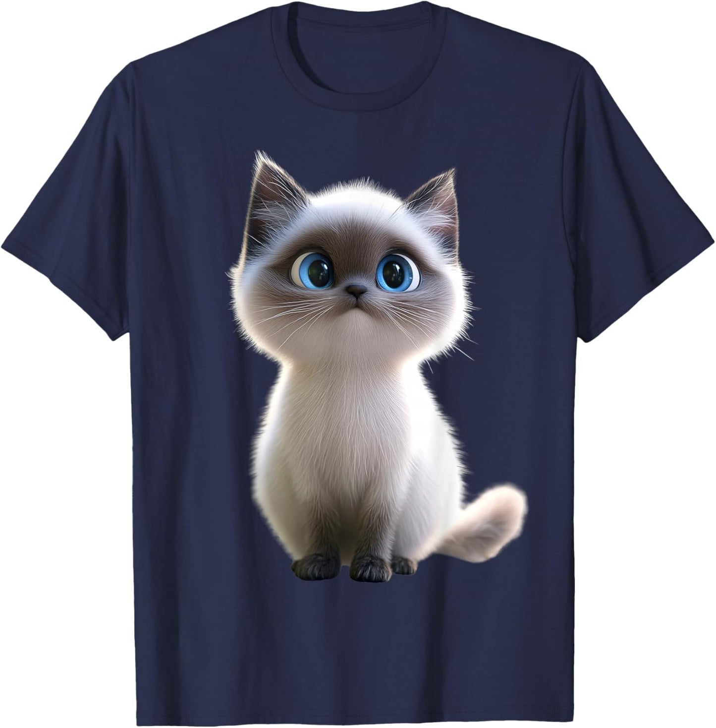Ragdoll Cat Cat Mom Kitten Meow Cute Ragdoll Cats T-Shirt - T-Shirt | Navy