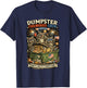 Patriotic Raccoon Dumpster Fireworks Crew July 4th T-Shirt - T-Shirt | Navy