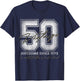 50 Year Old Gifts Vintage 1975 Limited Edition 50th Birthday T-Shirt - T-Shirt | Navy