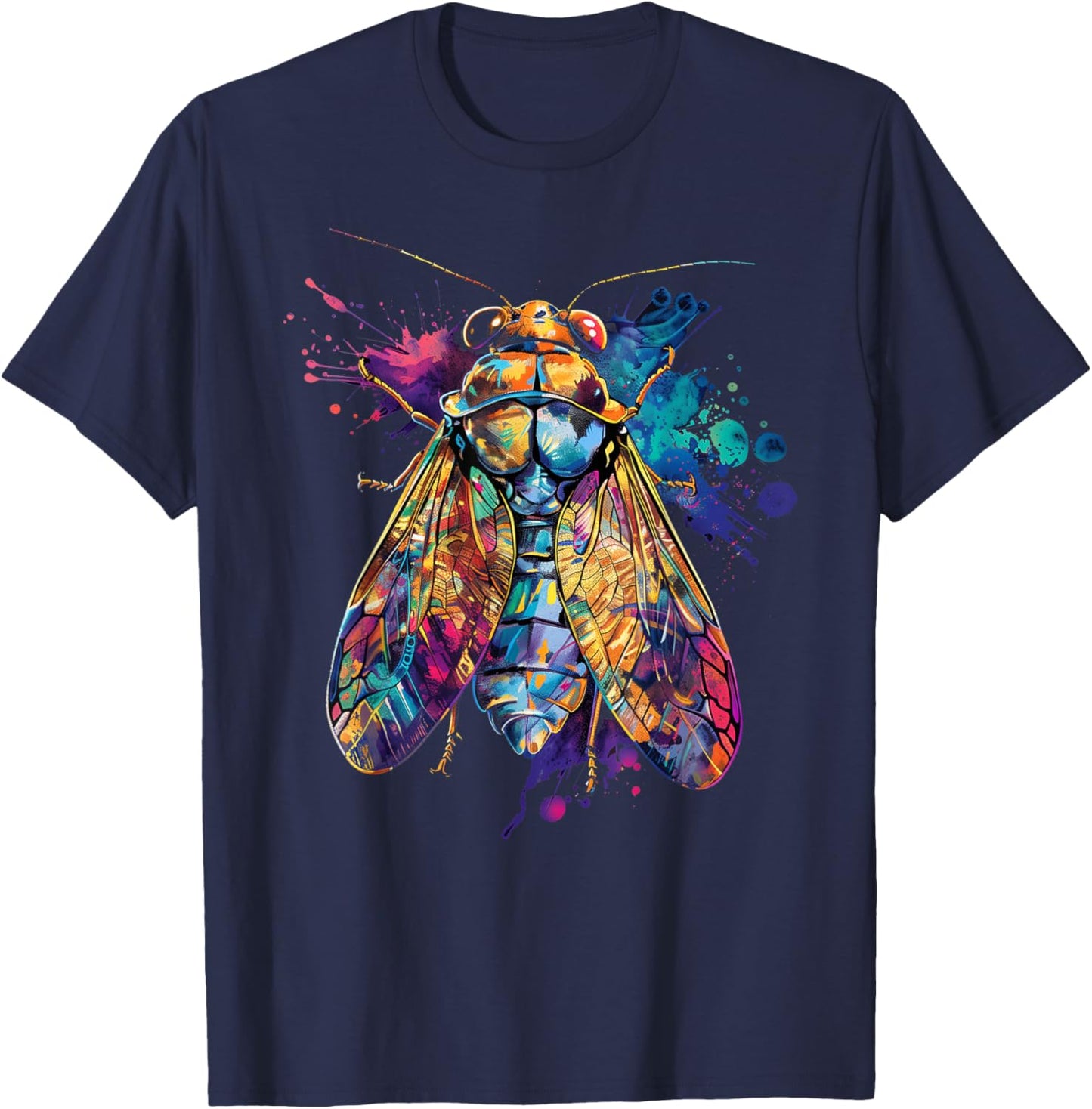 Cicada Emergence 2024 Brood XIII XIX Entomology Entomologist T-Shirt - T-Shirt | Navy