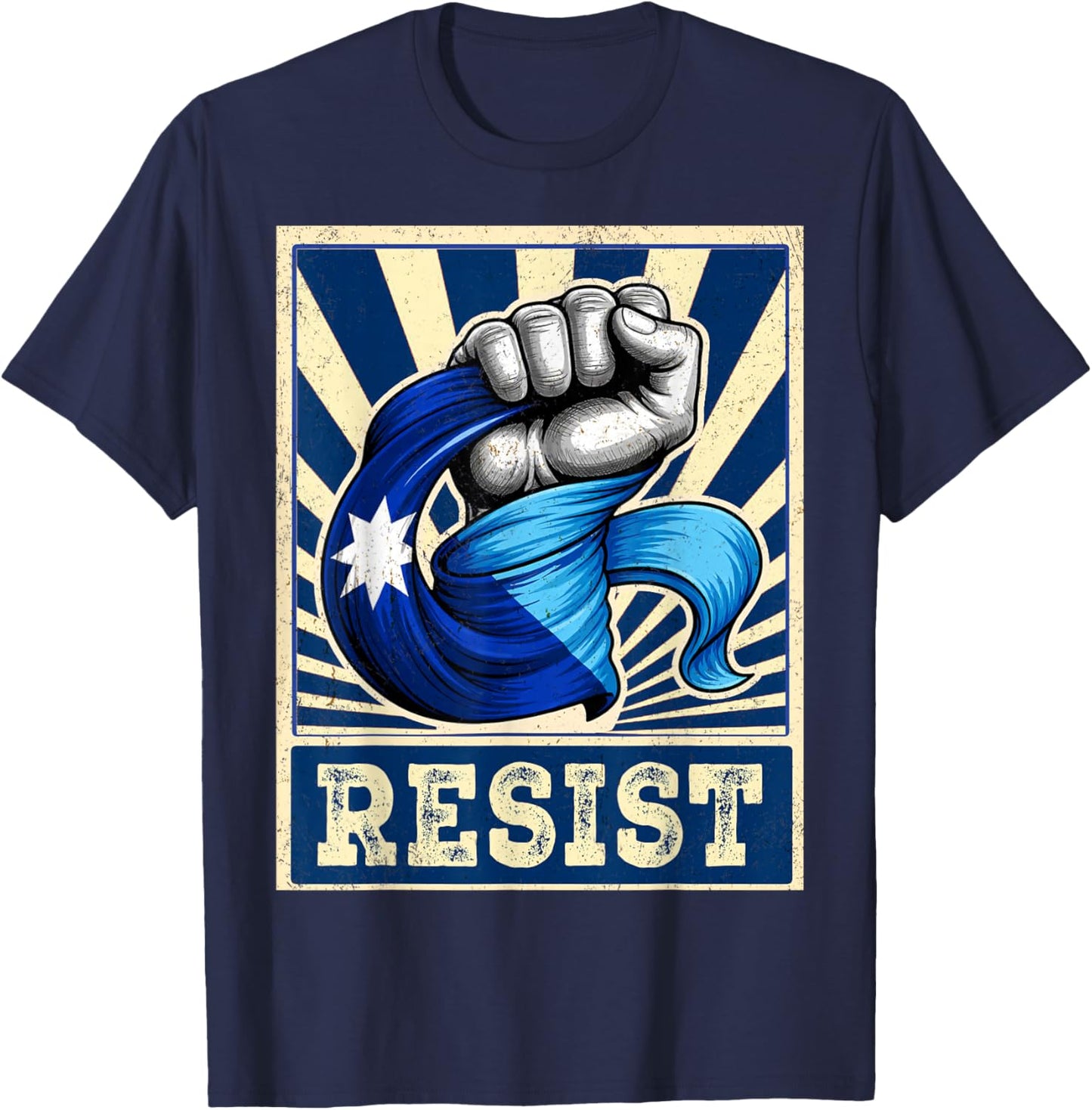 Retro Resist Minnesota T-Shirt - T-Shirt | Navy