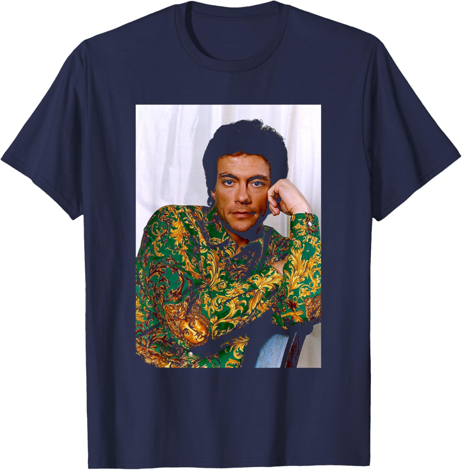 Jean-Claude Van Damme Universal Soldier Timecop Actor T-Shirt - T-Shirt | Navy