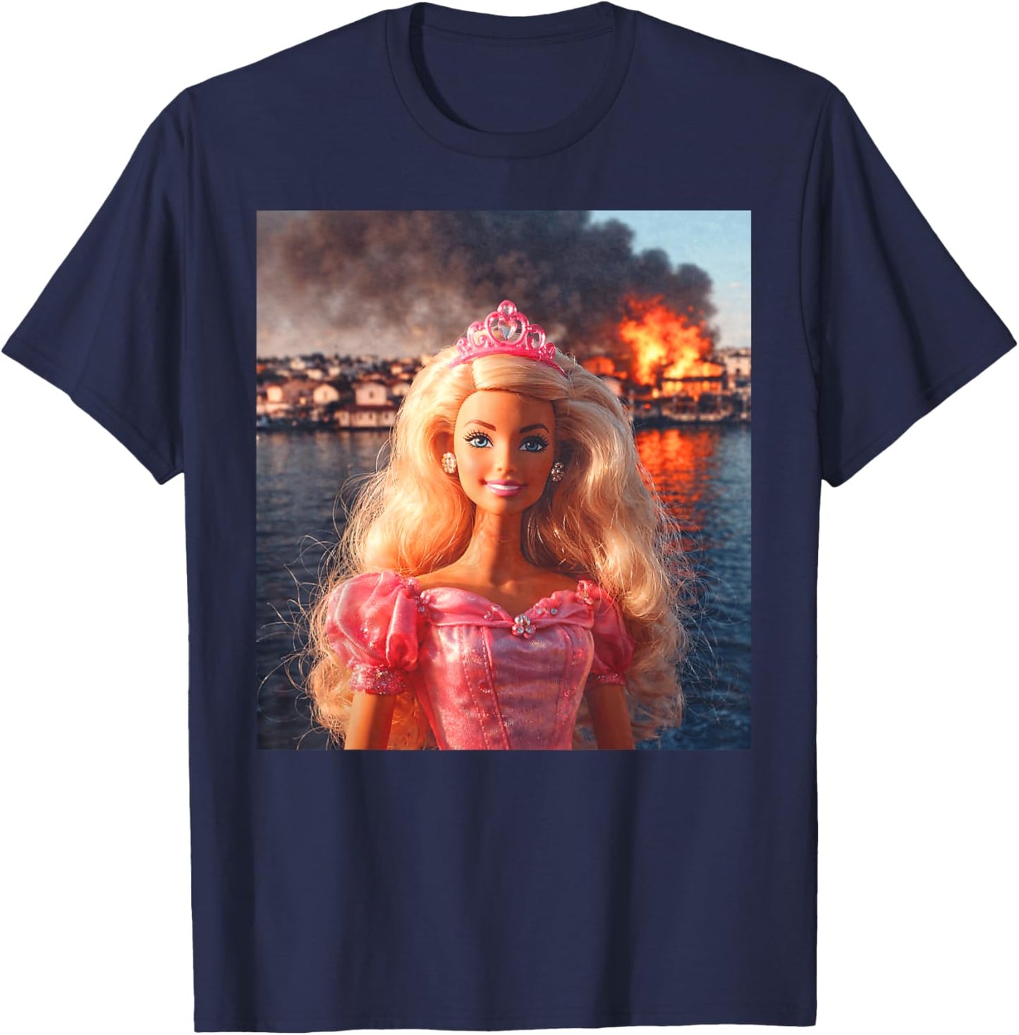 Disgusted Face Meme Doll Babe X Only Cute Baby Love Fans T-Shirt - T-Shirt | Navy