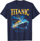 Titanic Ocean Liner Bootleg Ship Design T-Shirt - T-Shirt | Navy