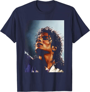 Michael Jackson Live Bad Album-Welttournee 1988 T-Shirt - T-Shirt | Navy