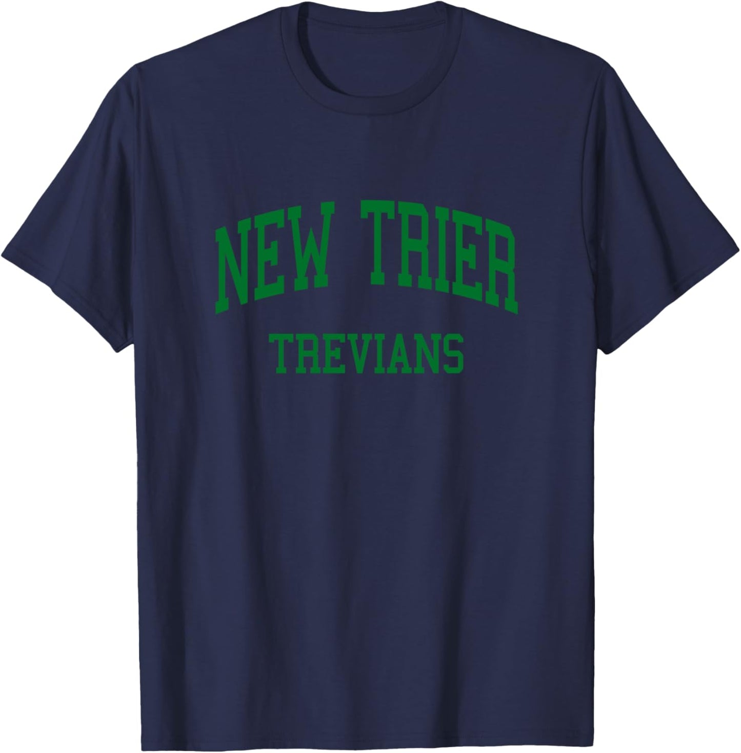 New Trier High School HS Winnetka IL Retro T-Shirt - T-Shirt | Navy