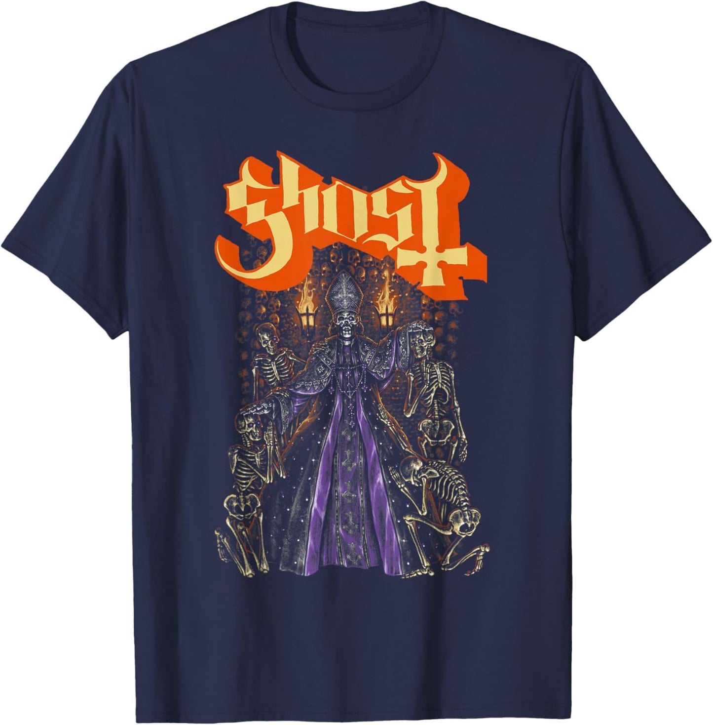 Ghost Blessings of V Exclusive T-Shirt - T-Shirt | Navy