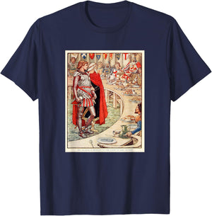 Knights of The Round Table & Sir Galahad T-Shirt - T-Shirt | Navy