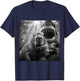 Capybara Selfie Unterwasser Lustige Szene Illustration T-Shirt - T-Shirt | Navy