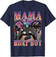 Mom of The Birthday Boy Gamer Retro 90s Style Video Game T-Shirt - T-Shirt | Navy