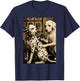 Funny Dalmatian Tattoo Artist Dog Smoking Vintage Art T-Shirt - T-Shirt | Navy