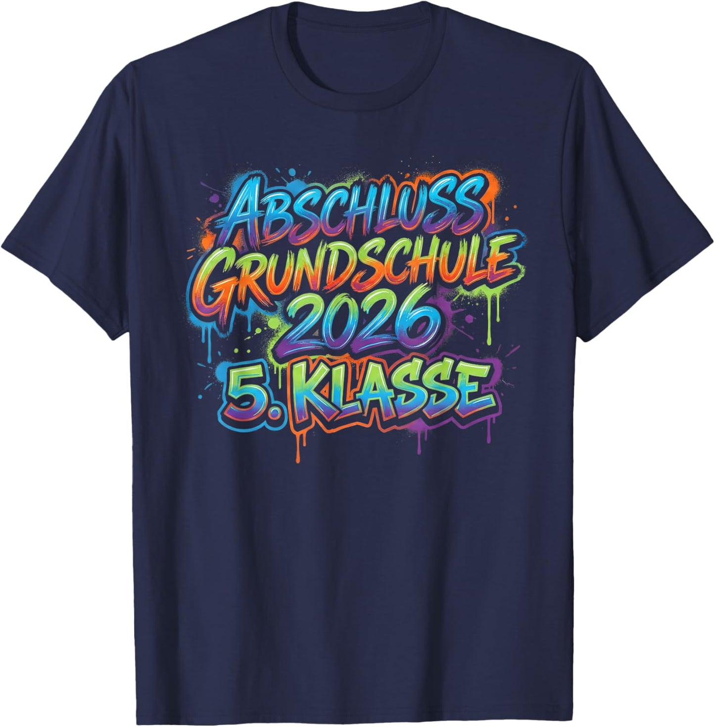 Grundschule Abschluss 2026 5. Klasse T-Shirt - T-Shirt | Navy