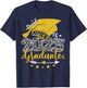 Proud Nephew Of A Class Of 2025 Graduate Senior Graduation T-Shirt - T-Shirt | Navy