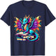 Book Dragon Reading T-Shirt - T-Shirt | Navy