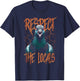 Respektieren Sie den lustigen Taubenvogel der Einheimischen T-Shirt - T-Shirt | Navy