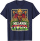 Melanin Cowgirls African American Cowgirl Swag T-Shirt - T-Shirt | Navy