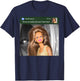 There is Motion At Your Front Door Girls Face Motion Meme T-Shirt - T-Shirt | Navy