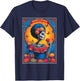 Afro Latina Hispanic Heritage Month T-Shirt - T-Shirt | Navy