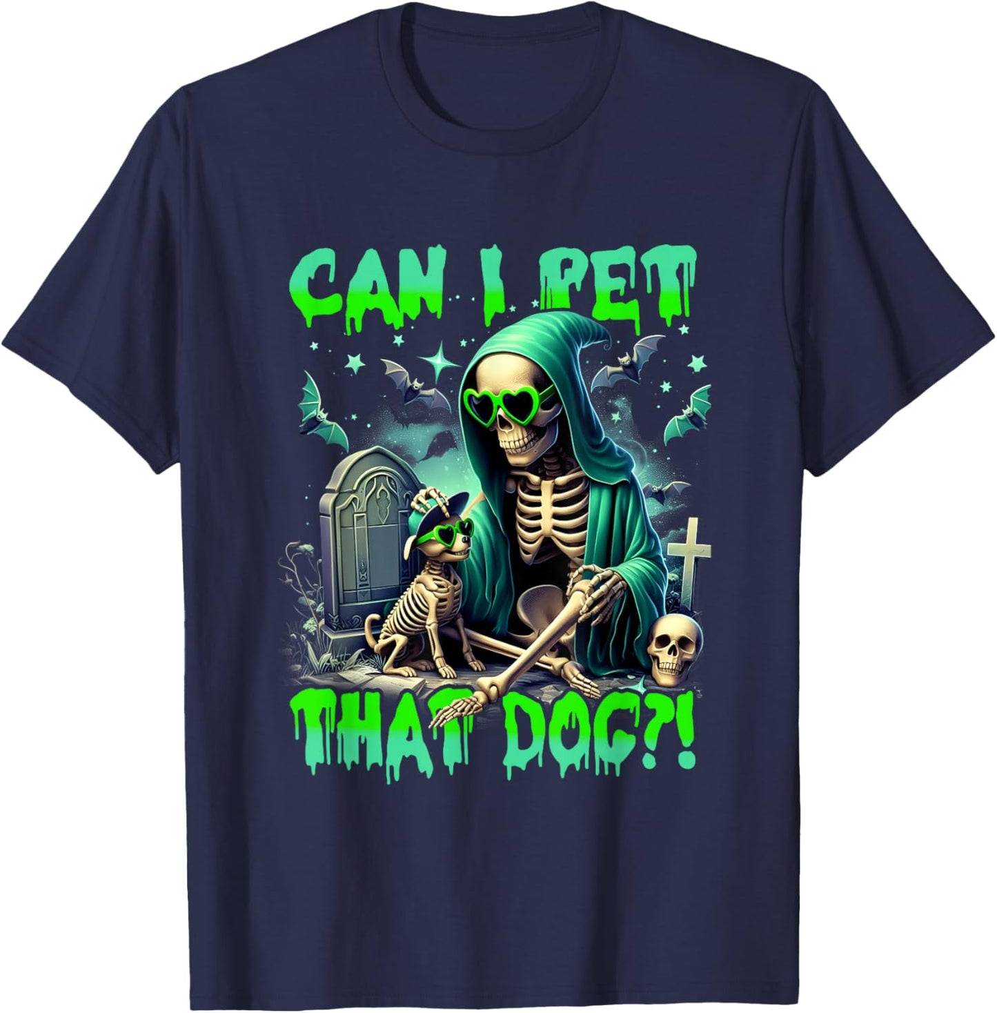 Lover Cemetery T-Shirt - T-Shirt | Navy