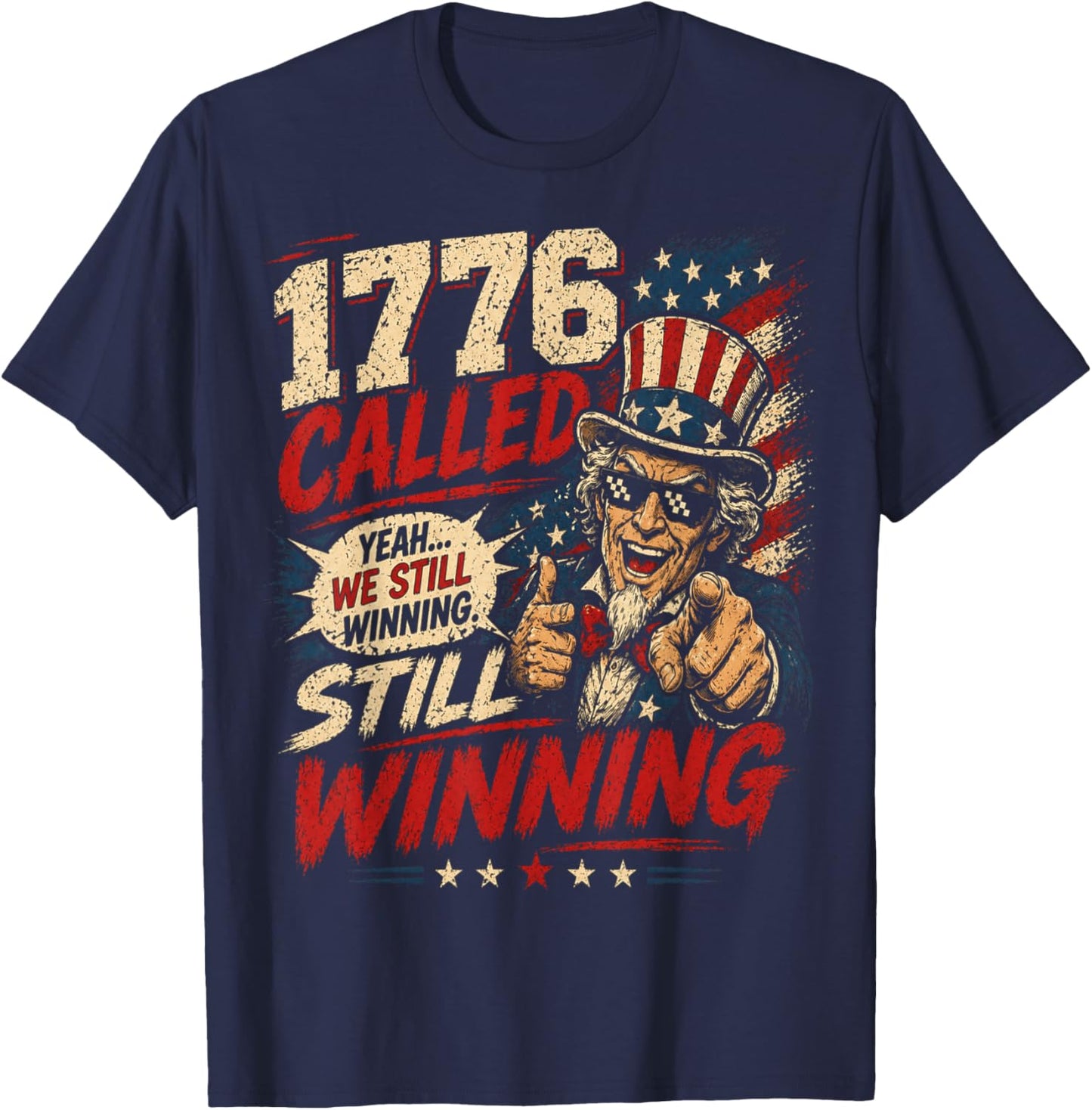 250 Years American 250th Anniversary USA Patriotic 4th July T-Shirt - T-Shirt | Navy