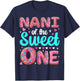 Nani of The Sweet One First Birthday Matching Family T-Shirt - T-Shirt | Navy