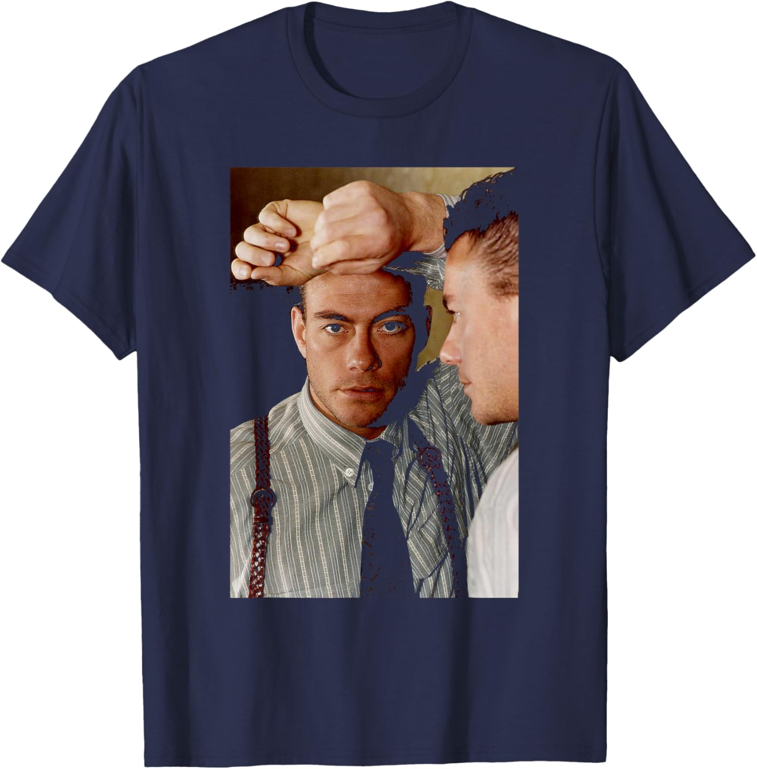 Jean-Claude Van Damme Timecop Bloodsport Actor T-Shirt - T-Shirt | Navy