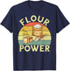 Flour Power Bread Baking T-Shirt - T-Shirt | Navy