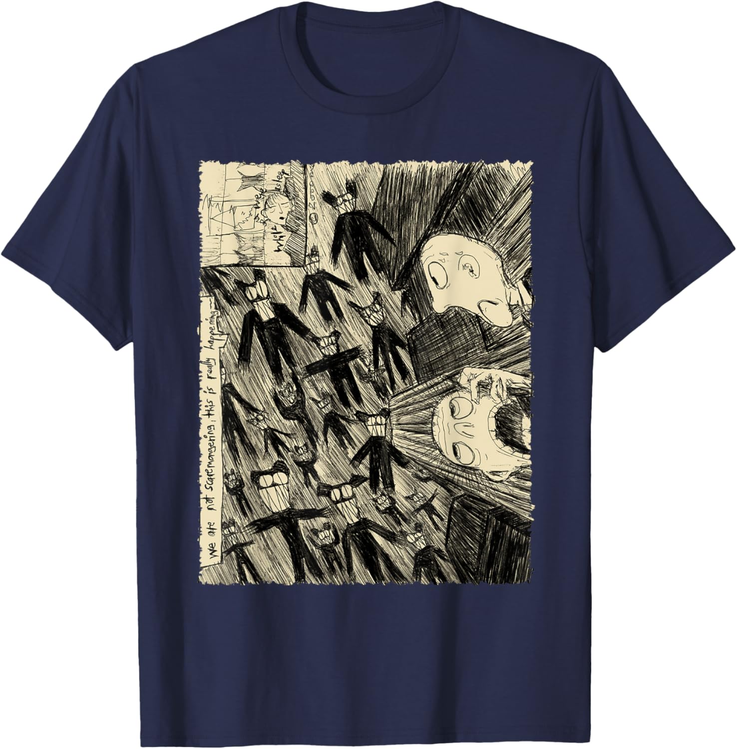 Retro Radiomusic Rock 80s 90s Vaporware Arts Radio Music 70s T-Shirt - T-Shirt | Navy