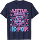 K-Pop 5th Birthday Girls 5 Year Old Girl T-Shirt - T-Shirt | Navy