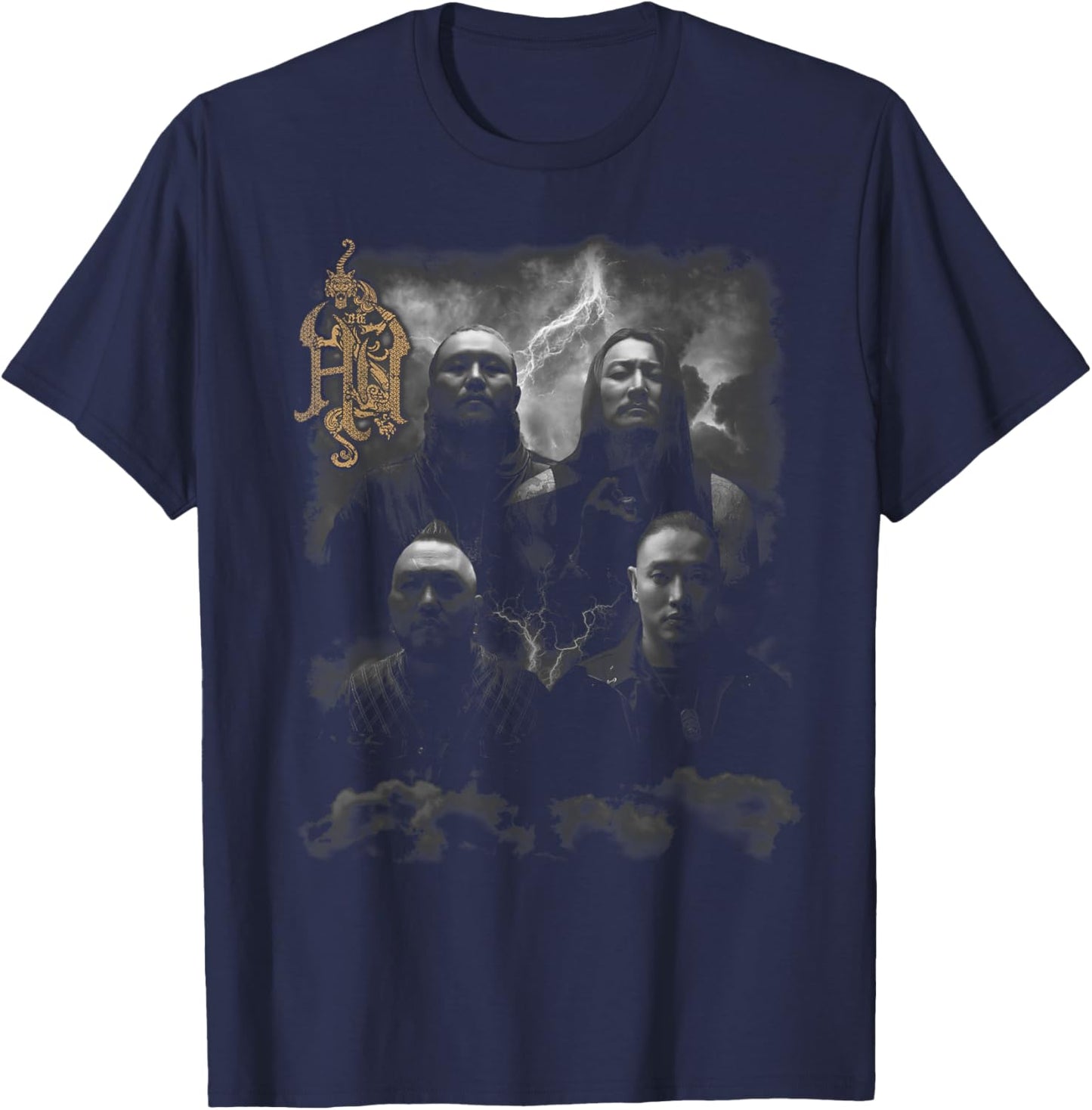 The Hu Hun Photo T-Shirt - T-Shirt | Navy