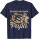 Proud 82nd Airborne Division Veteran Is My Papa Father's Day T-Shirt - T-Shirt | Navy